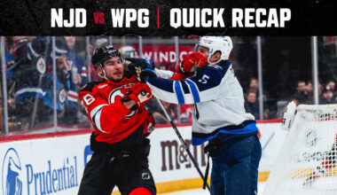 QUICK RECAP: Jets 4, Devils 3