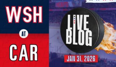 Live updates: Washington Capitals vs Carolina Hurricanes at Capital One Arena