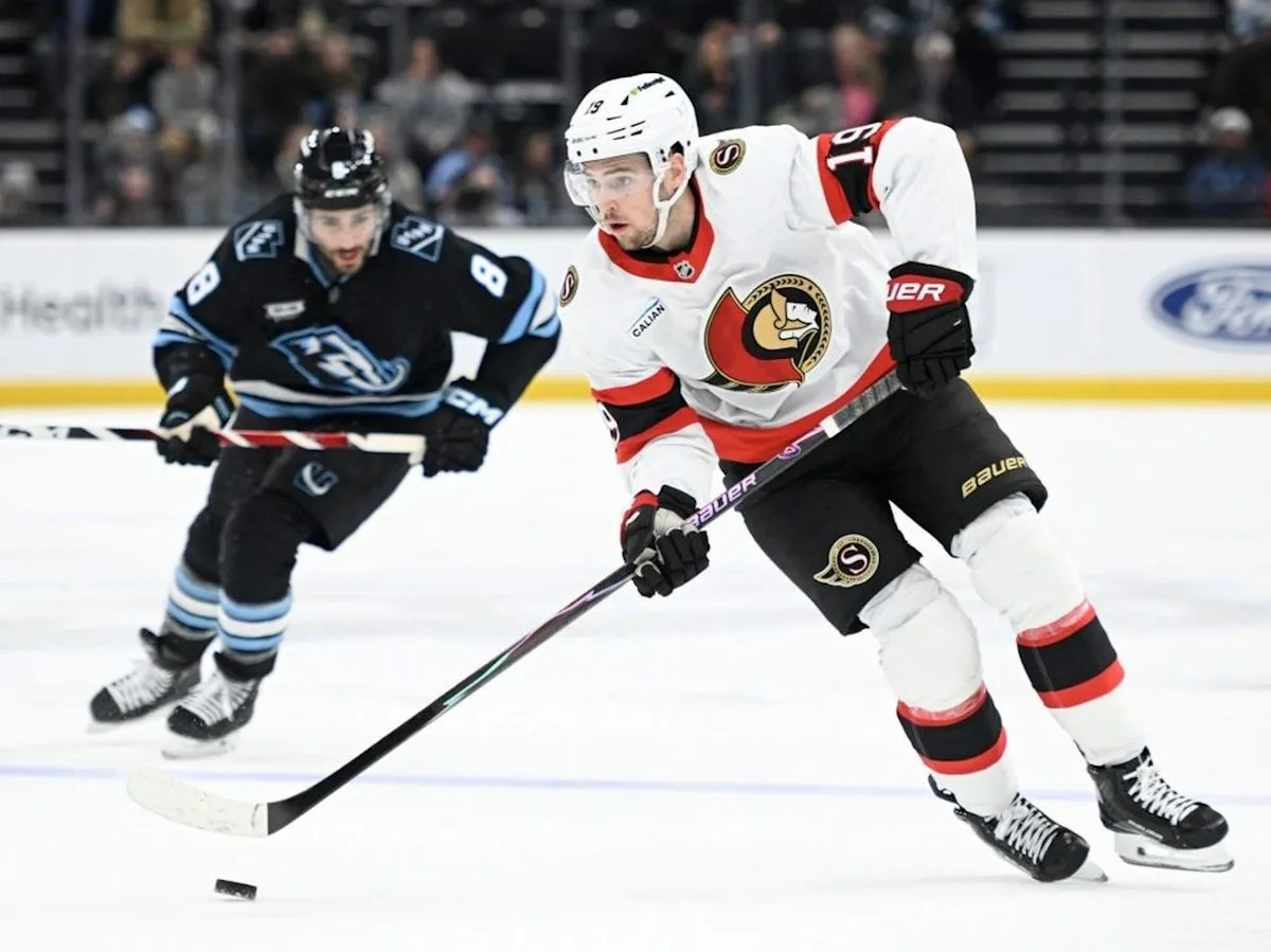 Ottawa Senators have another pointless effort in 3-1 loss to Utah Mammoth