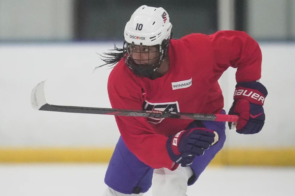 Laila Edwards enjoys homecoming; prepares to make Olympic debut as USA Hockey’s first Black female