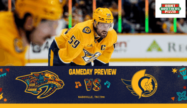 GAME DAY: Senators vs. Preds, January 22