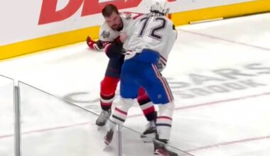 Dylan McIlrath sparks Capitals after fight with Arber Xhekaj and big hit on Jayden Struble