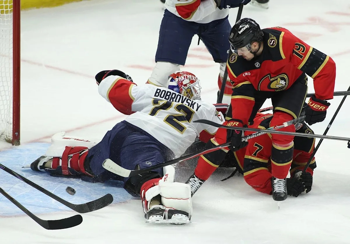 Epitome of rough night for Senators' Zub in loss to Panthers