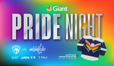 A Decade of Pride: Capitals To Host 10th Consecutive Pride Night Presented by Giant on Jan 17