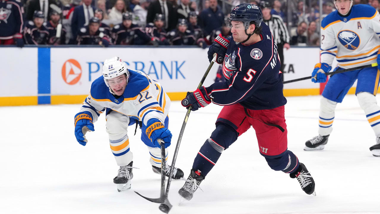 Blue Jackets stop Sabres' winning streak at 10