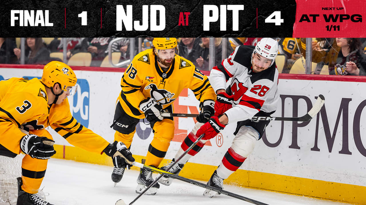 Devils Woes Continue in Pittsburgh | GAME STORY