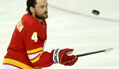 Sweden pick Flames' Rasmus Andersson for Olympics while Mikael Backlund snubbed