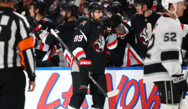 Alex Tuch has 4th career hat trick in the Sabres' 4-1 victory over the Kings