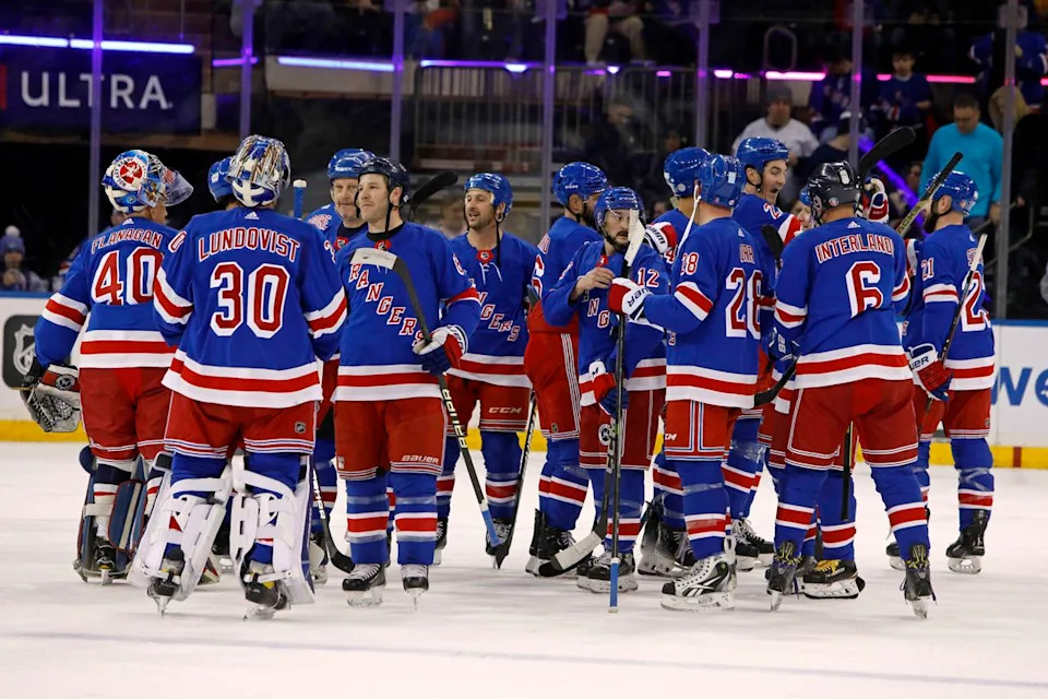 Michelle Farsi/MSG Sports Scenes from the 2025 New York Rangers Alumni Game