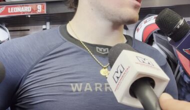 Thrown 'Into The FIre' As A Rookie, Ryan Leonard Impressing Capitals' Brass & Gaining More Trust As He Works Toward Bigger Role