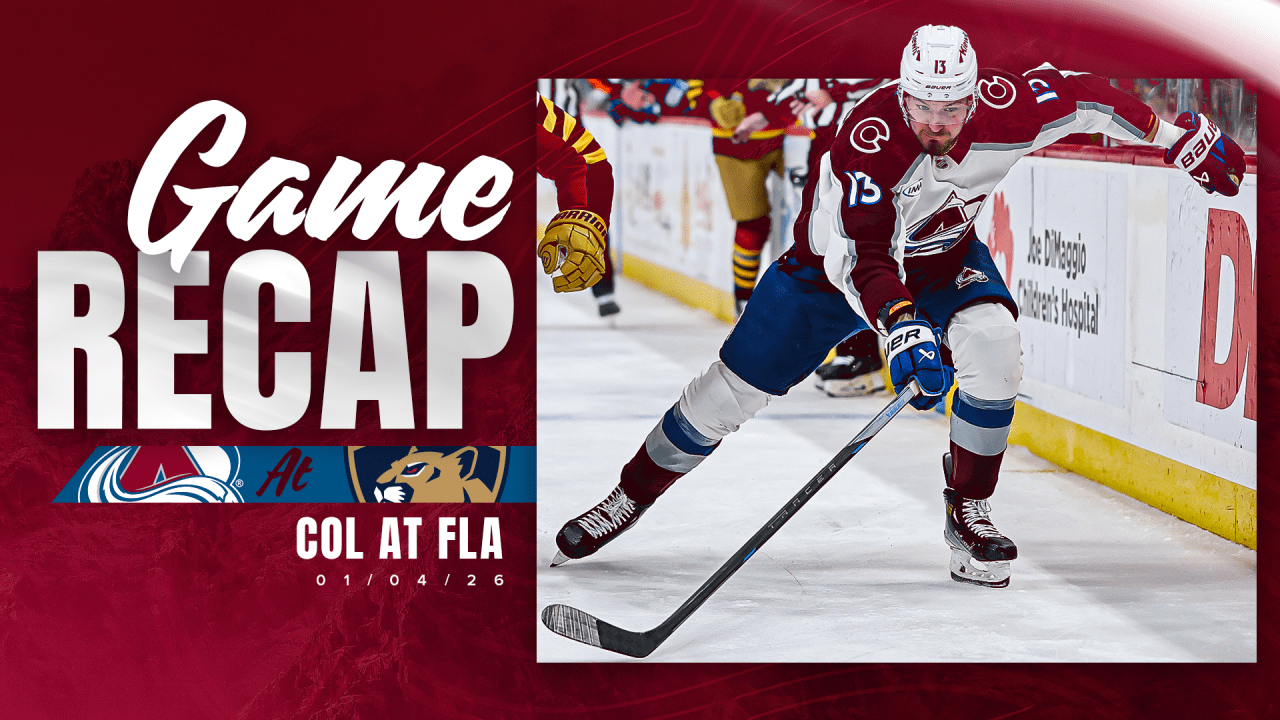 Avalanche Falls 2-1 to Panthers