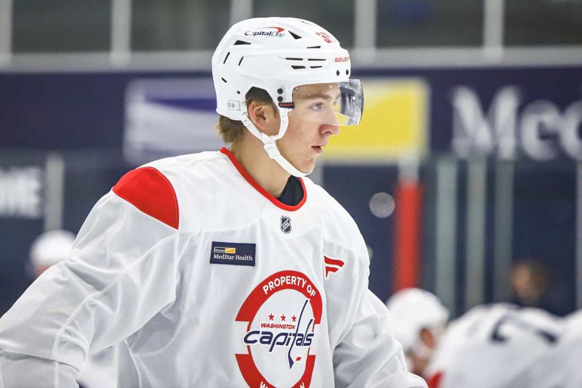 Chris Patrick on where the Capitals stand on prospect Cole Hutson: ‘If he’s ready to come out at the end of the season, we’ll be ready for him’