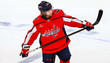 Rasmus Sandin among four ‘banged-up’ Capitals players to miss practice in Seattle ahead of game against Kraken