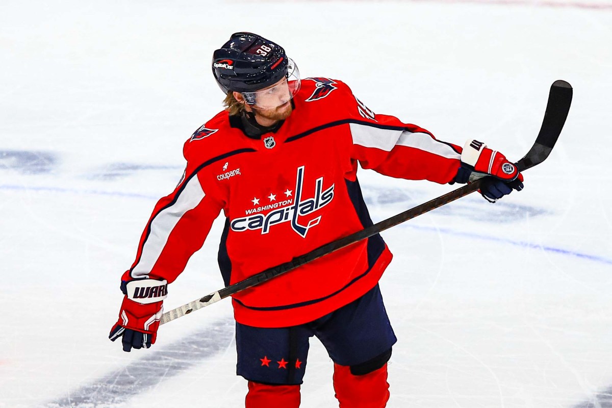 Rasmus Sandin among four ‘banged-up’ Capitals players to miss practice in Seattle ahead of game against Kraken
