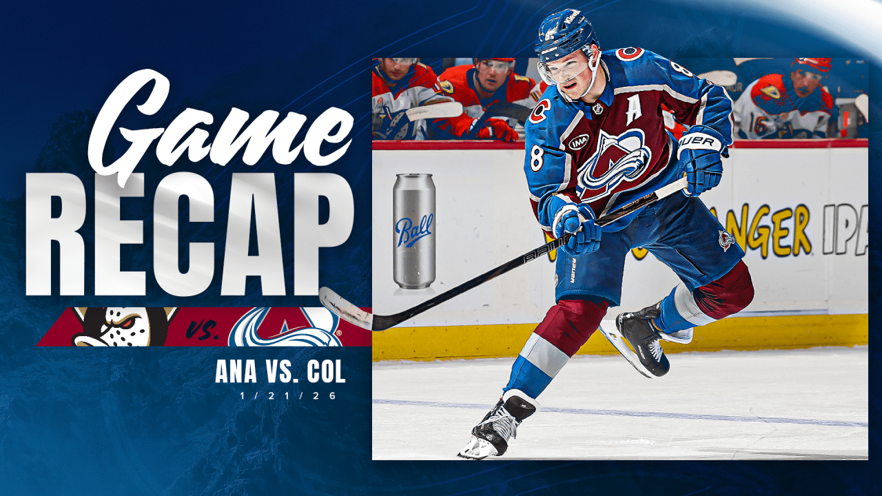 Avalanche Falls 2-1 to Ducks in Shootout