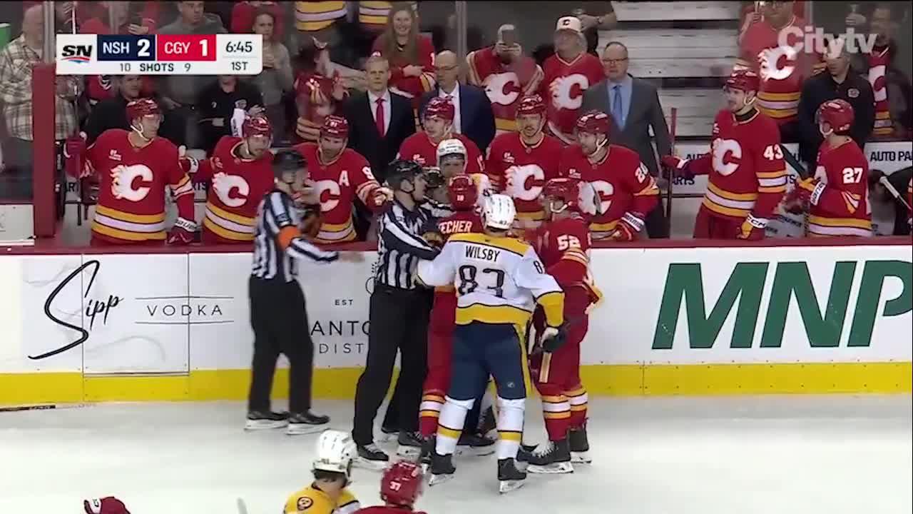 Beecher suspended 1 game for actions in Flames game