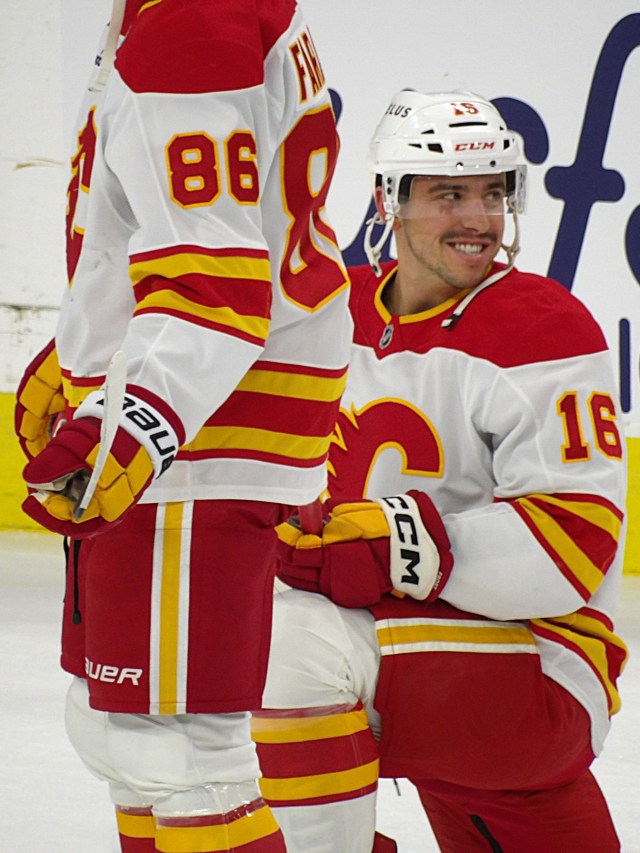Calgary Flames Morgan Frost Joel Farabee