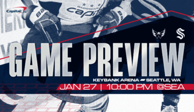 Caps' Trip Continues Tuesday in Seattle