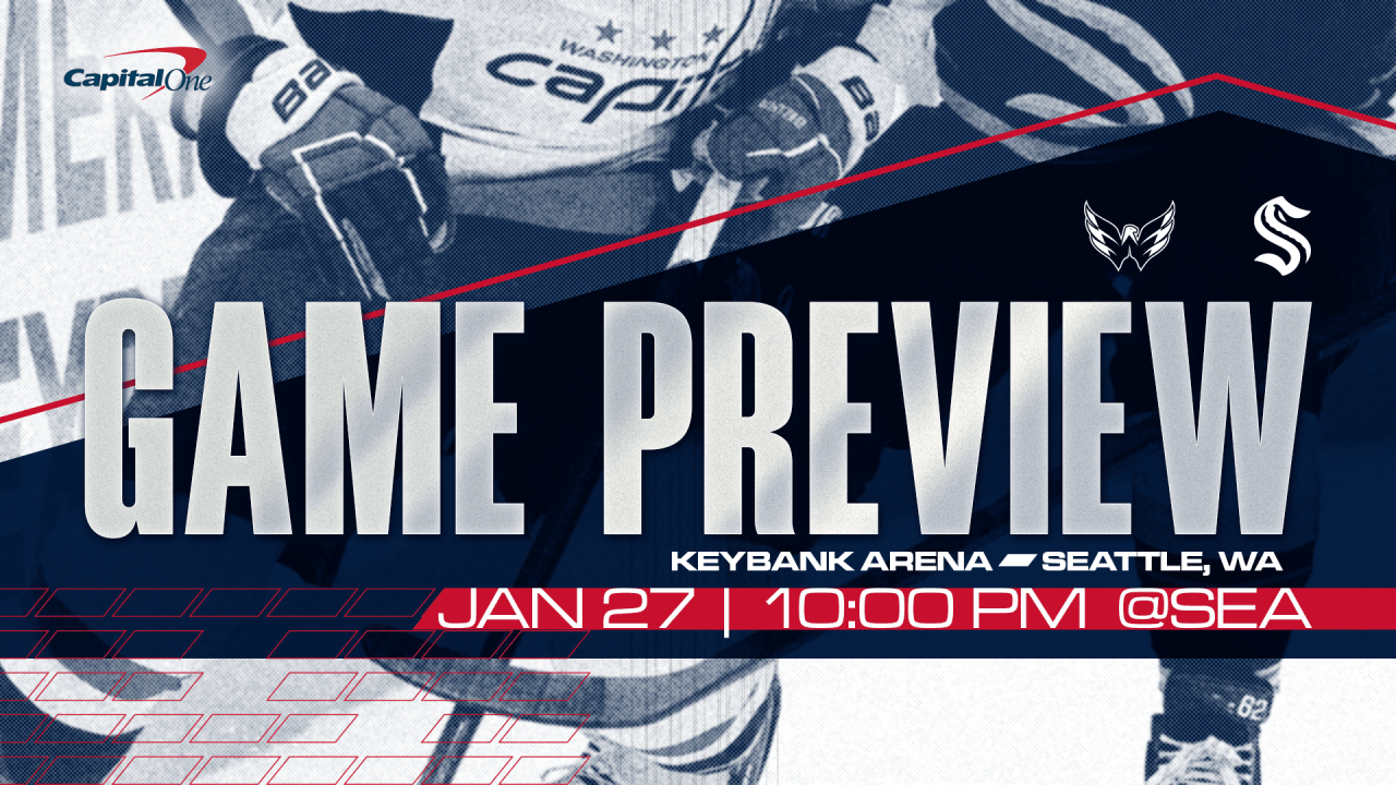 Caps' Trip Continues Tuesday in Seattle