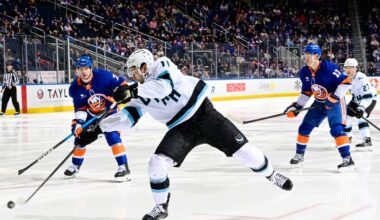 Mammoth 7, Islanders 2: Unhappy new year, injured Olympian