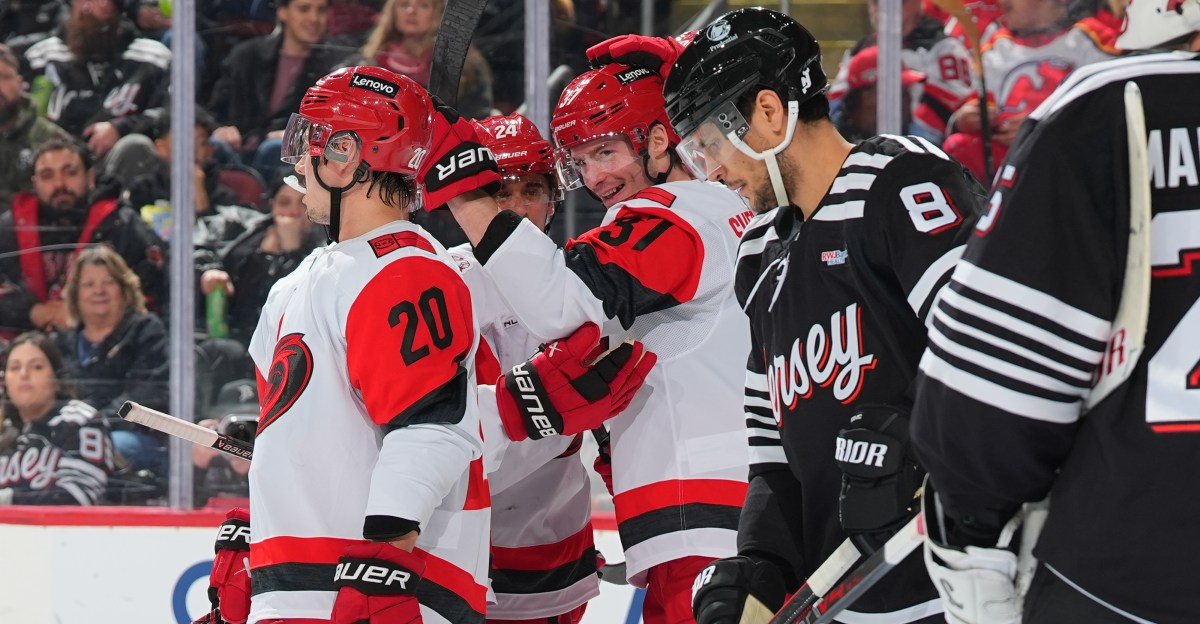 Svechnikov Tallies Hat Trick as Hurricanes Take Down Devils, 4-1