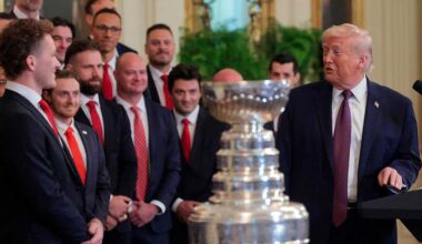 Florida Panthers honored at White House for Stanley Cup victories