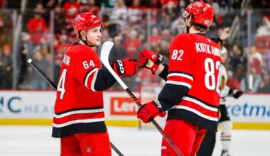 Hurricanes Fall to Blackhawks in Shootout, 4-3