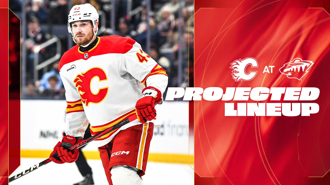Projected Lineup - Flames @ Wild