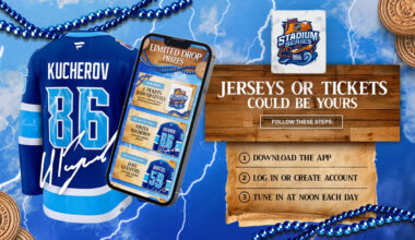 The Bolts are kicking off Stadium Series Week with five straight days of giveaways