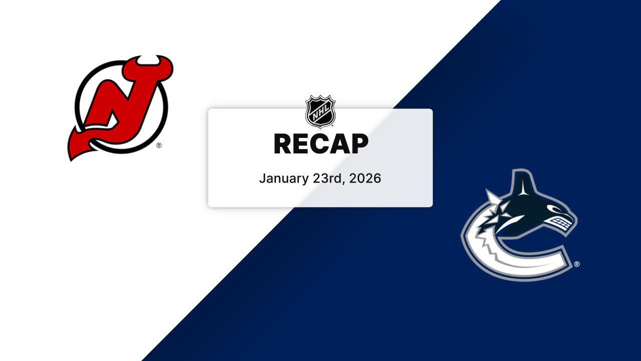 Devils 5, Canucks 4 | HIGHLIGHTS