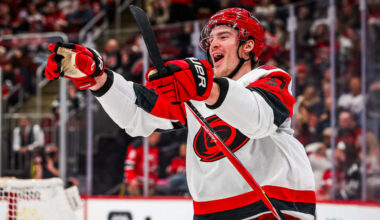Recap: Svechnikov, Andersen Lead Canes To Win Over Devils