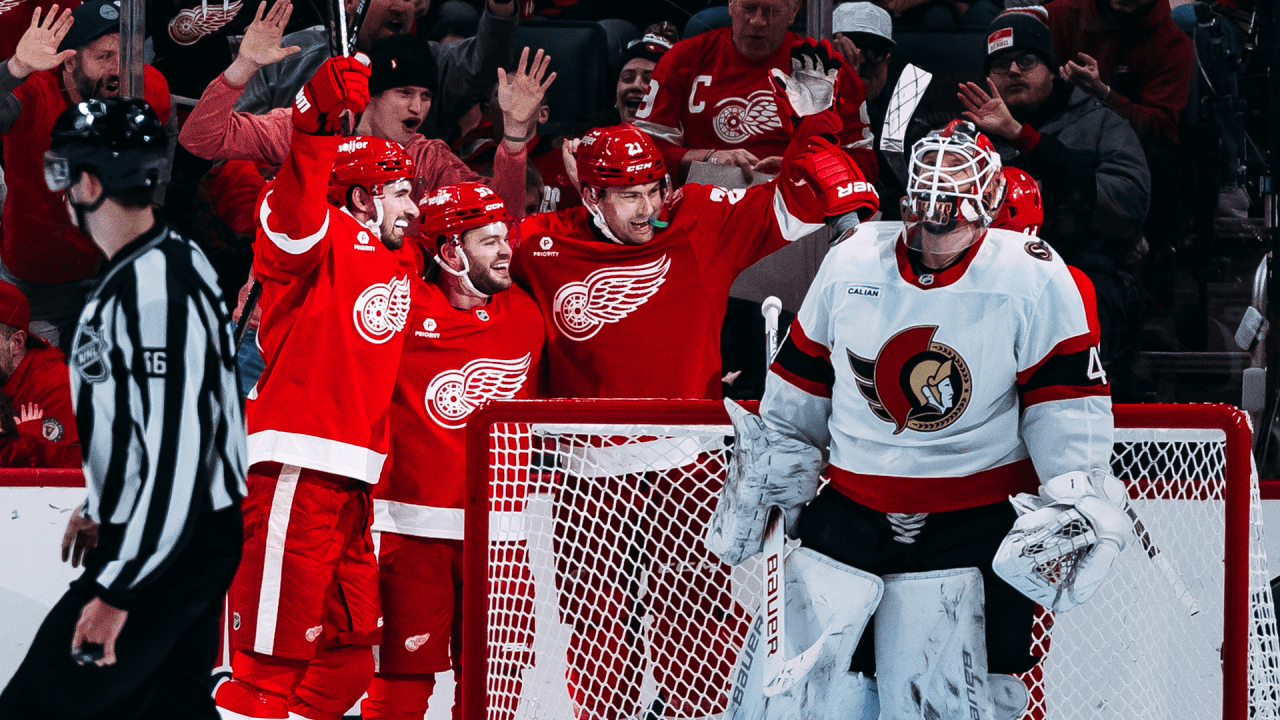 RECAP: DeBrincat nets overtime winner as Red Wings rally past Senators, 4-3, and 'keep this rolling'