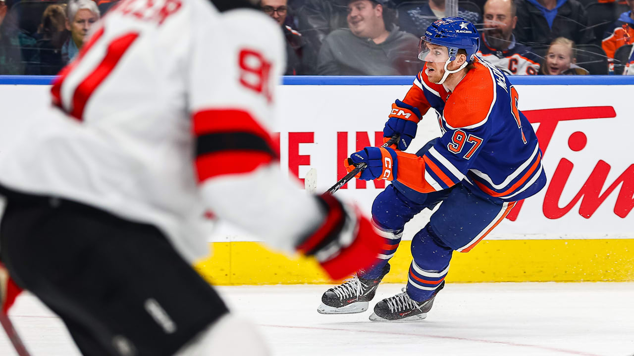 NHL On Tap: McDavid looks to extend personal point streak against Devils