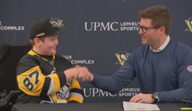 Penguins make young fan’s dream come true, sign him to 1-day contract – WPXI