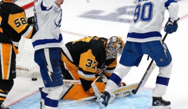 Penguins struck down by Lightning in goalie duel