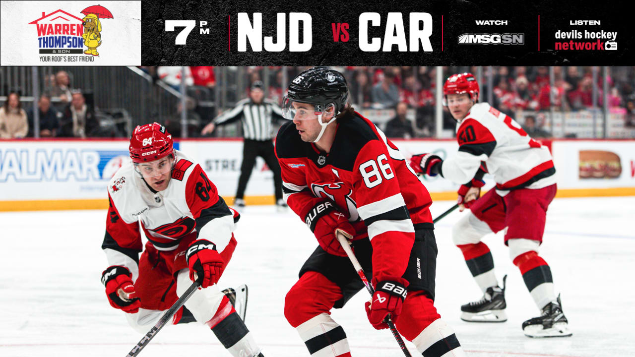Devils Look to Continue Success Against Hurricanes | PREVIEW