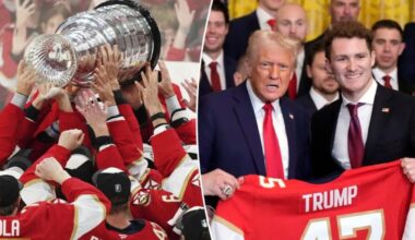 Stanley Cup champions Florida Panthers honored at the White House