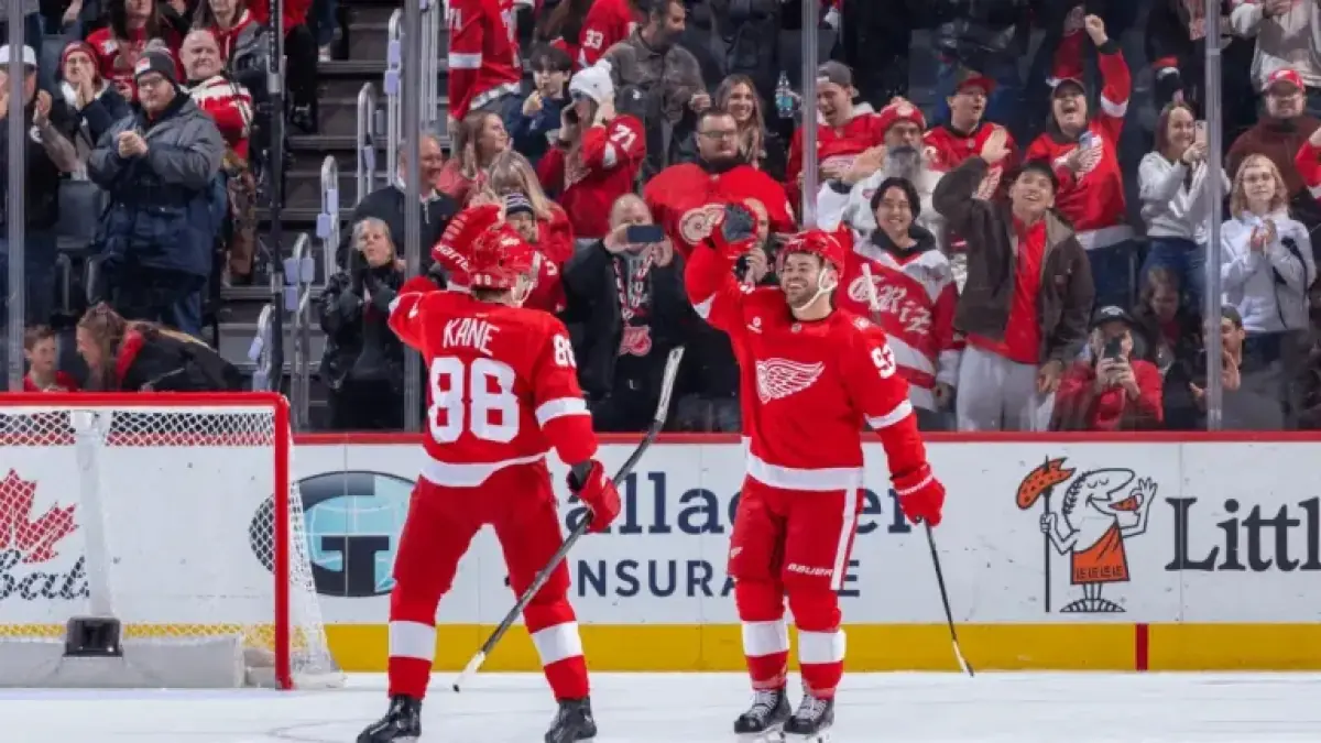 DeBrincat Seals Red Wings’ OT Win Over Senators