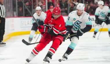 Hurricanes storm back, defeat Kraken 3-2