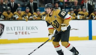 Marner, Golden Knights prepare as star winger returns to Toronto