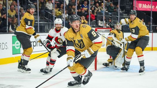 Golden Knights continue trip through Canada against Senators