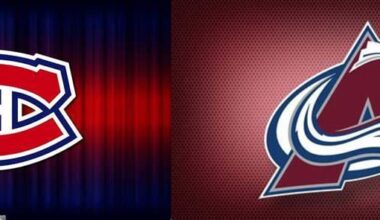 Gameday 25: Canadiens vs Avalanche