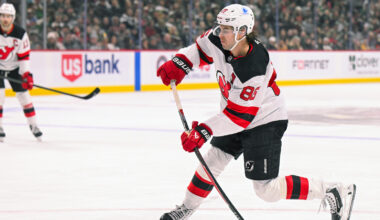 New Jersey Devils Defeat Wild 5-2 In Hughesbowl