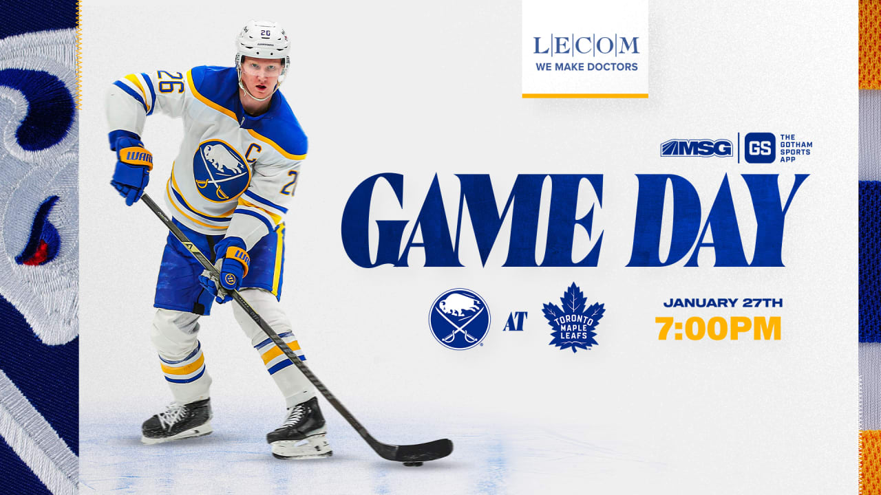Sabres at Maple Leafs | How to watch, lineup notes, and storylines