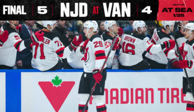 Devils Win a Wild One in Vancouver | GAME STORY
