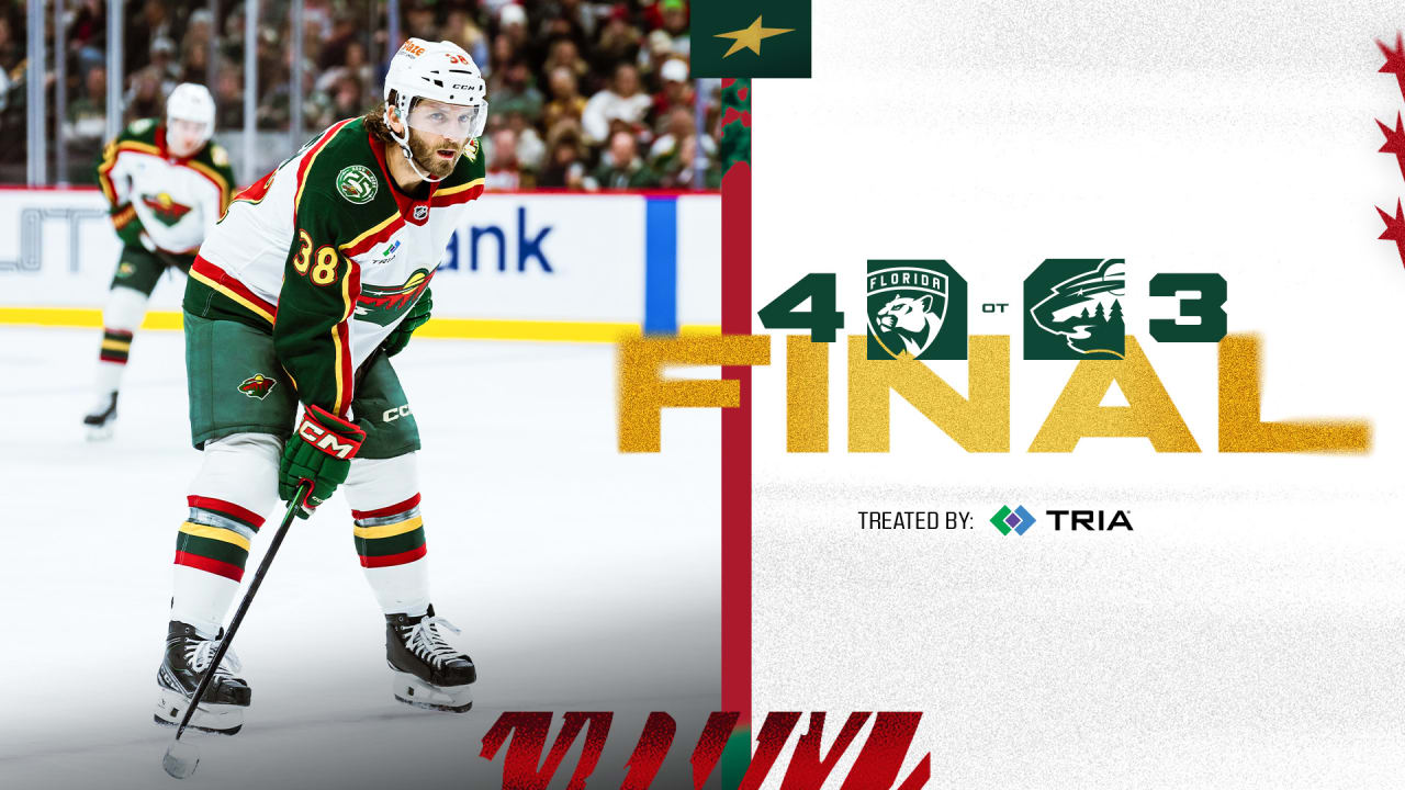 Game Recap: Panthers 4, Wild 3 (OT)