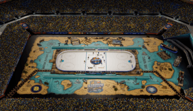 Stadium Series field design to have pirate theme for Bruins-Lightning