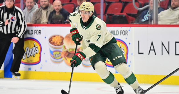 MINNESOTA WILD RECALLS DEFENSEMAN CARSON LAMBOS FROM IOWA