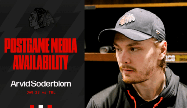 Soderblom on Performance | Chicago Blackhawks