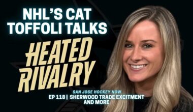 Cat Toffoli Talks "Heated Rivalry"! | Excitement for Sharks' Sherwood Trade